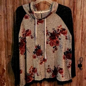 3x maurices hoodie excellent condition light and dark heathered grey